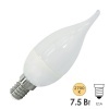 Лампа светодиодная свеча на ветру FL-LED CA37 7,5W 2700К 220V E14 37х113 700Лм теплый свет