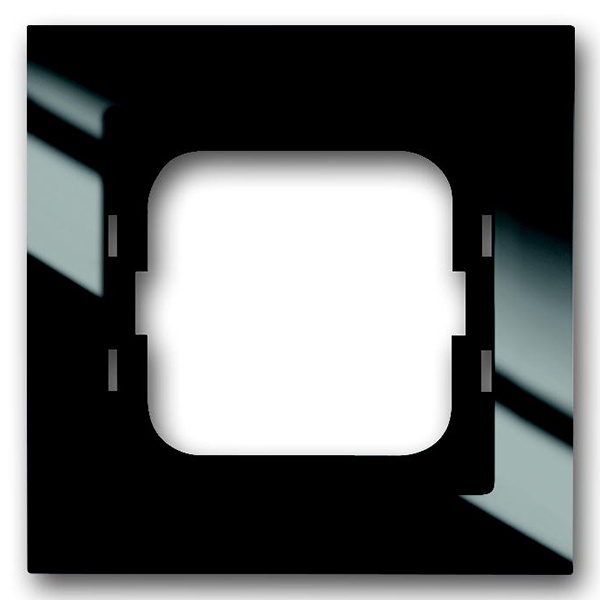 Рамка 1-постовая для монтажа заподлицо ABB Axcent Flat, черный (1721-281/11)