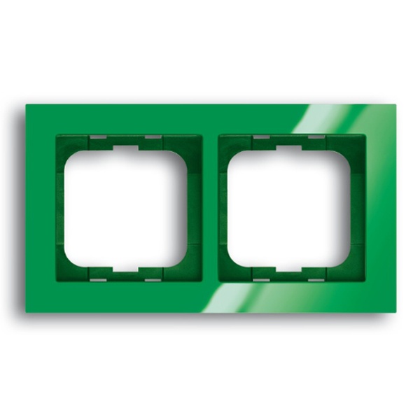Рамка 2-постовая ABB Axcent, зелёный (1722-286)