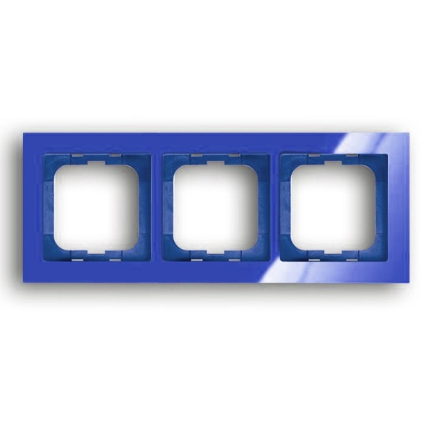 Рамка 3-постовая ABB Axcent, синий (1723-288)