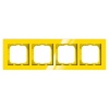 Рамка 4-постовая ABB Axcent, жёлтый (1724-285)