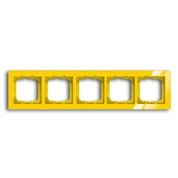 Рамка 5-постовая ABB Axcent, жёлтый (1725-285)
