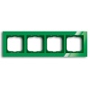 Рамка 4-постовая ABB Axcent, зелёный (1724-286)