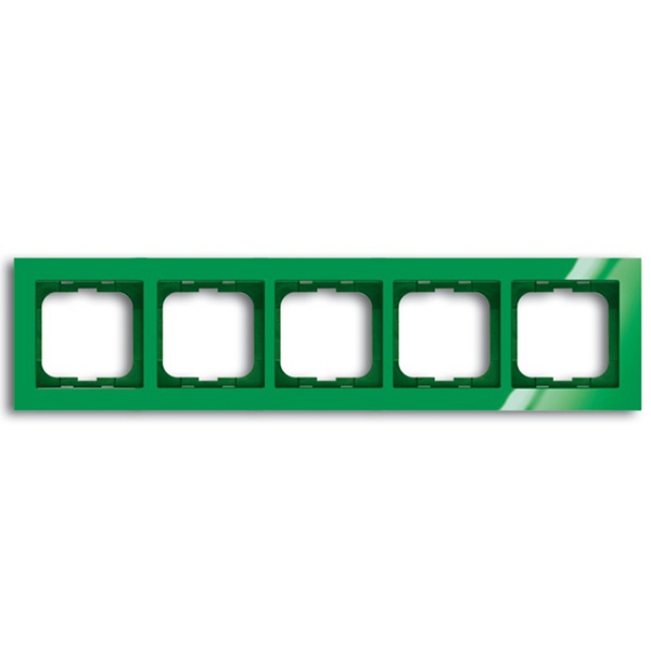 Рамка 5-постовая ABB Axcent, зелёный (1725-286)