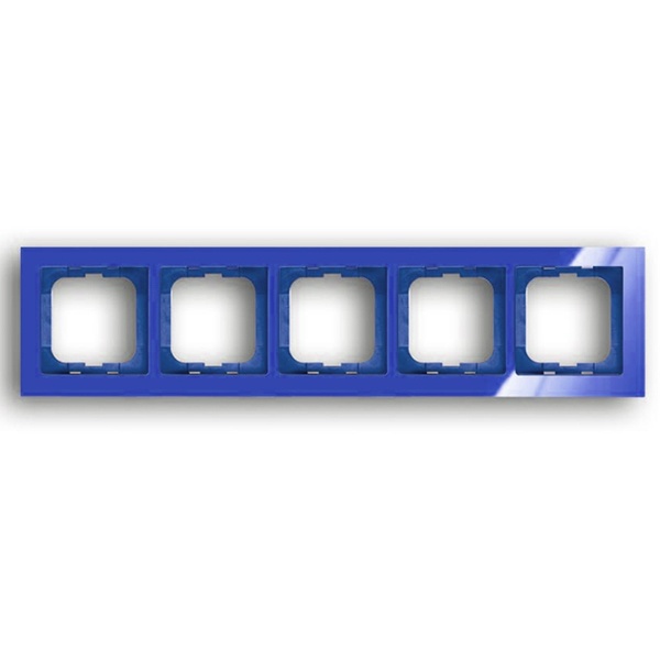 Рамка 5-постовая ABB Axcent, синий (1725-288)