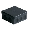 Коробка распределительная 86х86х40 мм черная [уп.50шт] IP65 AP9 ABB