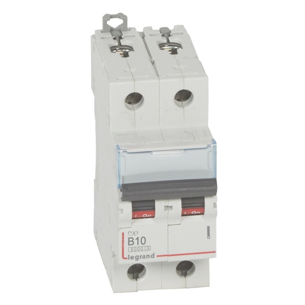 Автоматический выключатель Legrand DX3 2П B10A 6/10kA (автомат электрический)