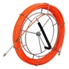 Протяжка кабельная плетеный полиэстер PET d4,7mm L20m оранжевый металлическая катушка Fortisflex