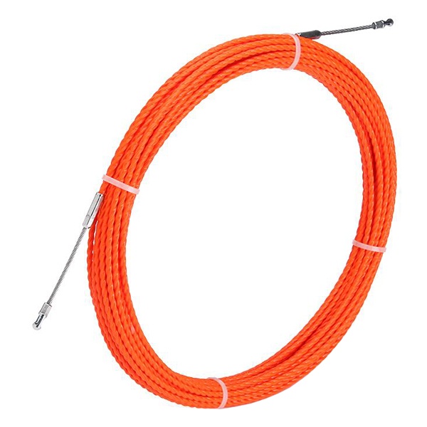 Протяжка кабельная из плетеного полиэстера PET d4,7mm L30m оранжевый Fortisflex (PET-1-4.7/30)