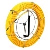 Протяжка кабельная из плетеного полиэстера PET d5,2mm L20m желтый на метал. катушке Fortisflex