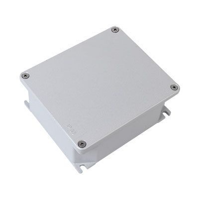 Коробка ответвительная 154х129х58 мм алюминиевая окрашенная IP66 серая RAL9006 DKC
