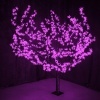 Светодиодное дерево Сакура, 864LED 110W 24V L1.5x1.8m фиолетовый IP54 трансформатор в комплекте