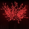 Светодиодное дерево Сакура, 1728LED 210W 24V L2.4m крона 2m красный IP65 трансформатор в комплекте