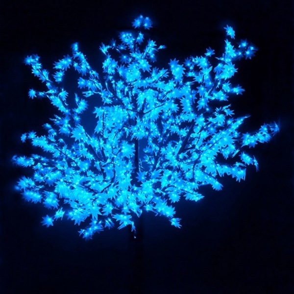Светодиодное дерево Сакура, 6921LED 835W 24V L3.6m крона 3m синий IP54 трансформатор в комплекте