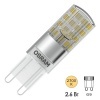 Лампа светодиодная Osram ST PIN 30 2.6W/827 (30W) 230V G9 CL 320Lm d15x52mm теплый свет