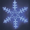 Фигура световая Большая Снежинка, цвет синий, размер 95x95см IP65
