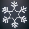 Фигура световая Снежинка, цвет белый, размер 55x55см IP65