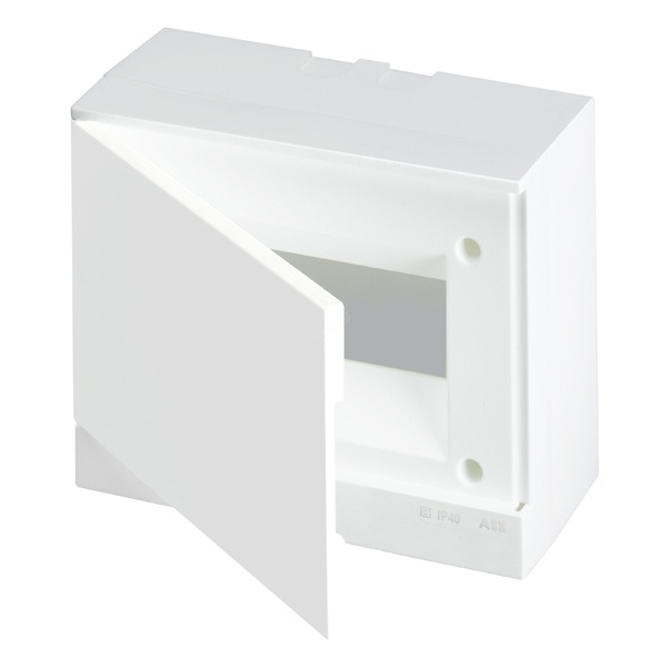 Щиток настенный ABB Basic E 8М белая непрозрачная дверь (с клеммами) BEW401208