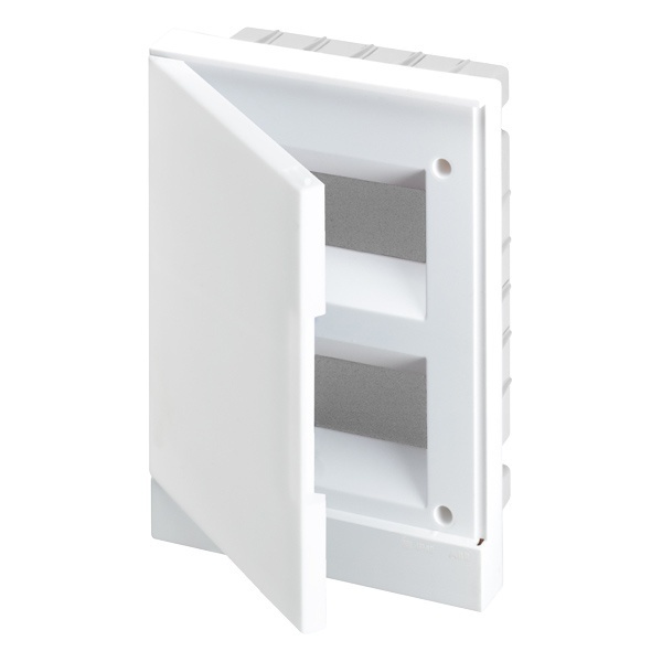 Шкаф в нишу ABB Basic E 16М (2x8) белая непрозрачная дверь (c клеммами) BEF401216