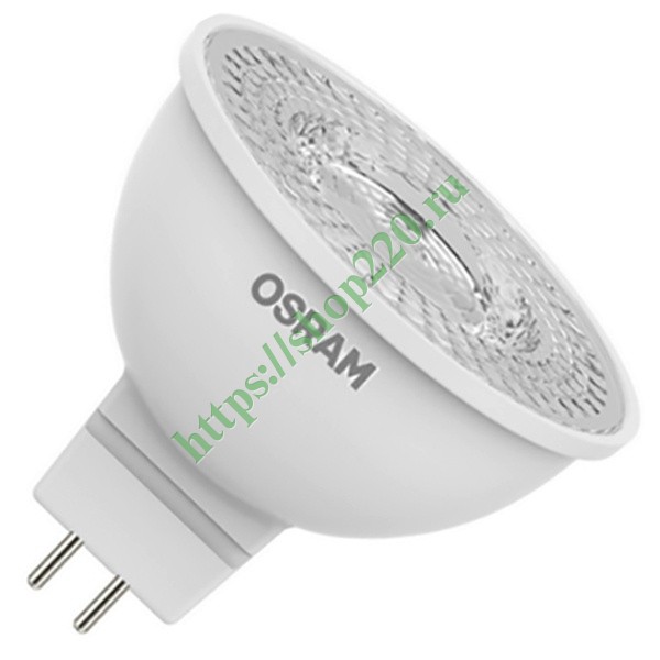 Лампа светодиодная Osram LED LS MR16 60 5,2W/840 110° 220V GU5.3
