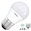 Лампа светодиодная шарик OSRAM LED LS CL P 6.5W/840 (60W) FR 220V E27 200° 550lm
