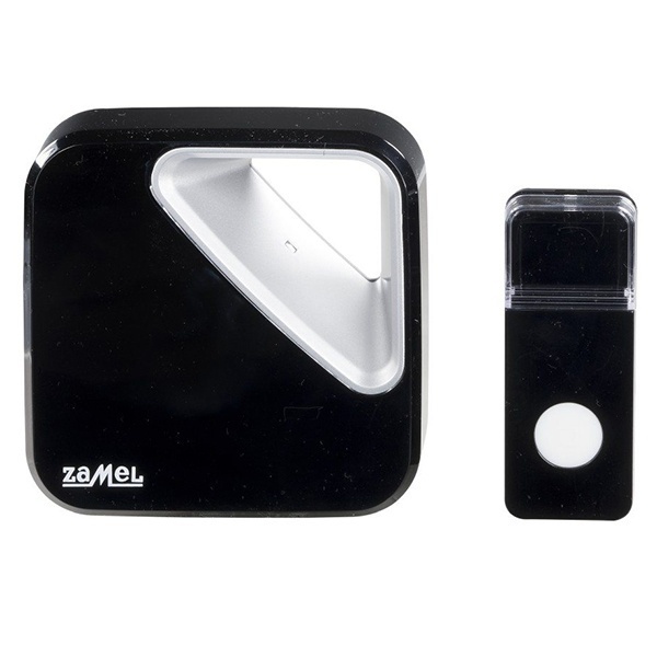 Беспроводной дверной звонок ZUMBA питание от батареек, 150м, Zamel