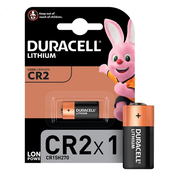 Батарейка CR2 Duracell 3V Lithium (упаковка 1шт) 020306