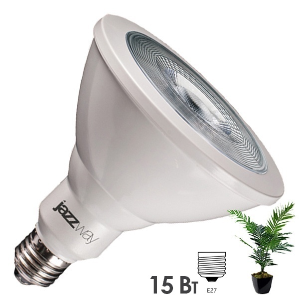 Лампа светодиодная для растений LED PPG PAR38 Agro 15W 220V E27 IP55