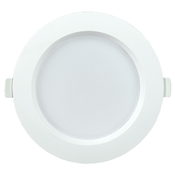Светильник светодиодный Downlight LED ДВО 1701 9W 3000K IP40 белый круг 126x54mm IEK