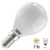 Лампа LED G45 шар матовый 7Вт 230В 3000К E14 серия 360° IEK 616415