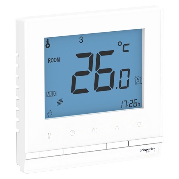 Термостат электронный для теплого пола с выносным датчиком, от+5 до +35C,16A SE Atla