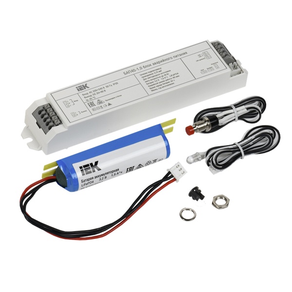 Блок аварийного питания ИЭК БАП40-1,0 до 40W 1 час IP20 для светодиодных светильников