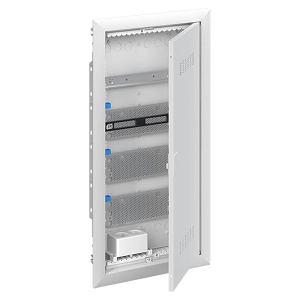 Шкаф мультимедийный с дверью с вентиляционными отверстиями и DIN-рейкой UK640MV (4 ряда)