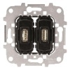 Механизм USB зарядного устройства 2х2000 мА 5В ABB SKY (8185.3)