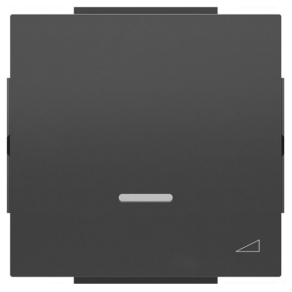 Клавиша для механизма клавишного светорегулятора арт.8160.1 ABB Sky, черный бархат (8560.1 NS)