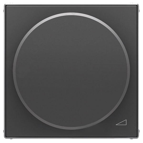 Накладка для механизма поворотного светорегулятора ABB Sky, черный бархат (8560.2 NS)