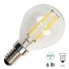 Лампа филаментная шарик Osram LED SCL P 75 6W/840 230V CL E14 800lm Filament