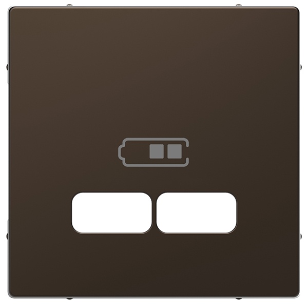 Накладка для USB механизма 2,1А Merten D-Life, мокко