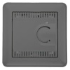 Термостат теплого пола с датчиком от+5до+50С 10A в сборе SE W59, матовый хром