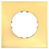 Рамка 1-постовая квадрат Экопласт Vintage-Quadro, золото
