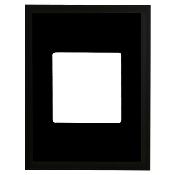 Рамка прямоугольная на 1 пост гор/верт Marco Fede, черный
