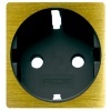 Обрамление розетки 2к+з (механизм FD16823) Fede Bright patina черный