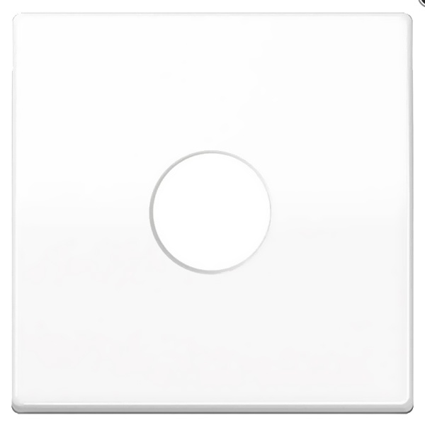 Накладка на аудиорозетку для подключения одной аудиоколонки Simon 82, белый