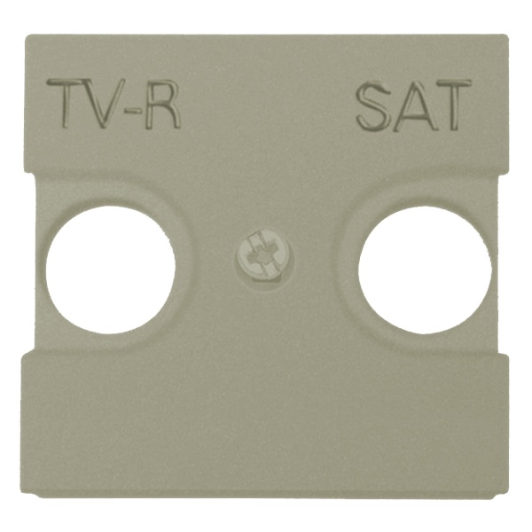Накладка для TV-R-SAT розетки 2 модуля ABB Zenit, шампань (N2250.1 CV)