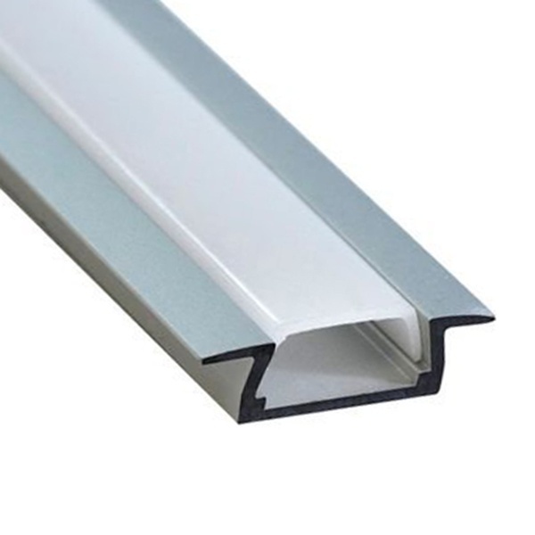 Профиль для светодиодной ленты LED CAB251 встраиваемый 21х6мм (11мм) алюминиевый 2 метра