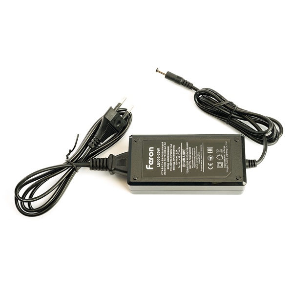 Блок питания Feron LB005 60W 12V IP20 для светодиодной ленты 115х60х32мм