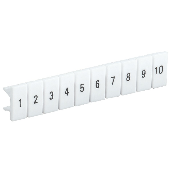 Маркеры для КПИ-4мм2 с нумерацией №№ 1-10, пластина с десятью маркировочными площадками IEK