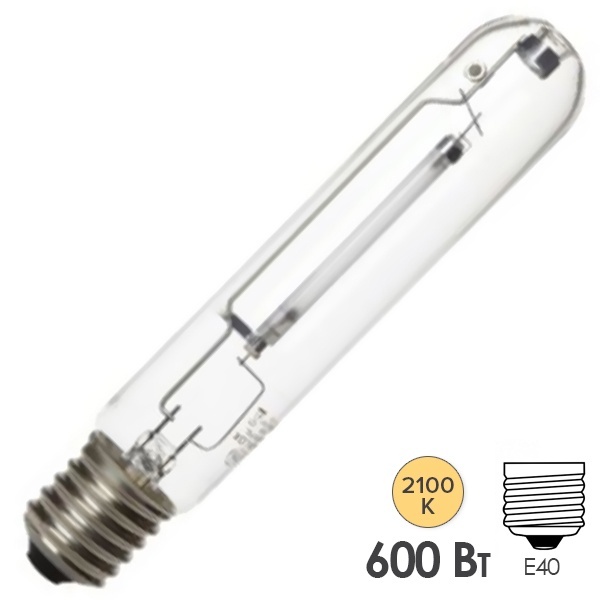 Лампа натриевая для теплиц GE LU400V/600W/PSL/T/EL E40