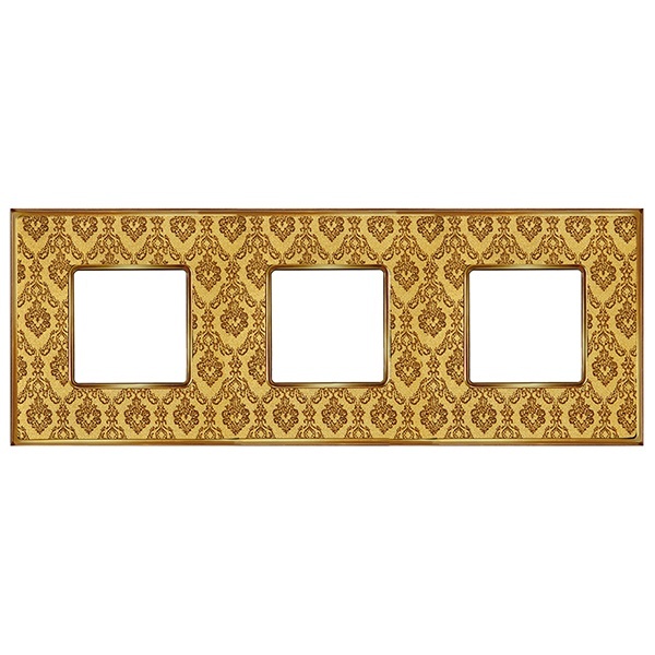 Рамка 3-ная Fede Vintage Tapestry, decorgold - bright gold