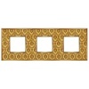 Рамка 3-ная Fede Vintage Tapestry, decorgold - bright gold